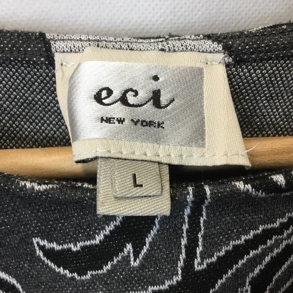 ECI New York Boho Peplum Knit Top Paisley Pattern. - Picture 9 of 9